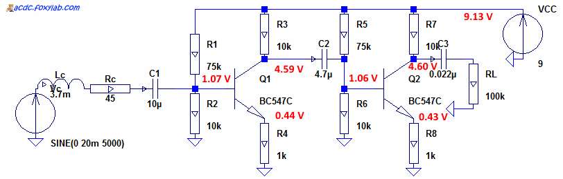 VLF предусилитель